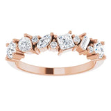 Medley of diamonds eternity ring-The Diamond Setter