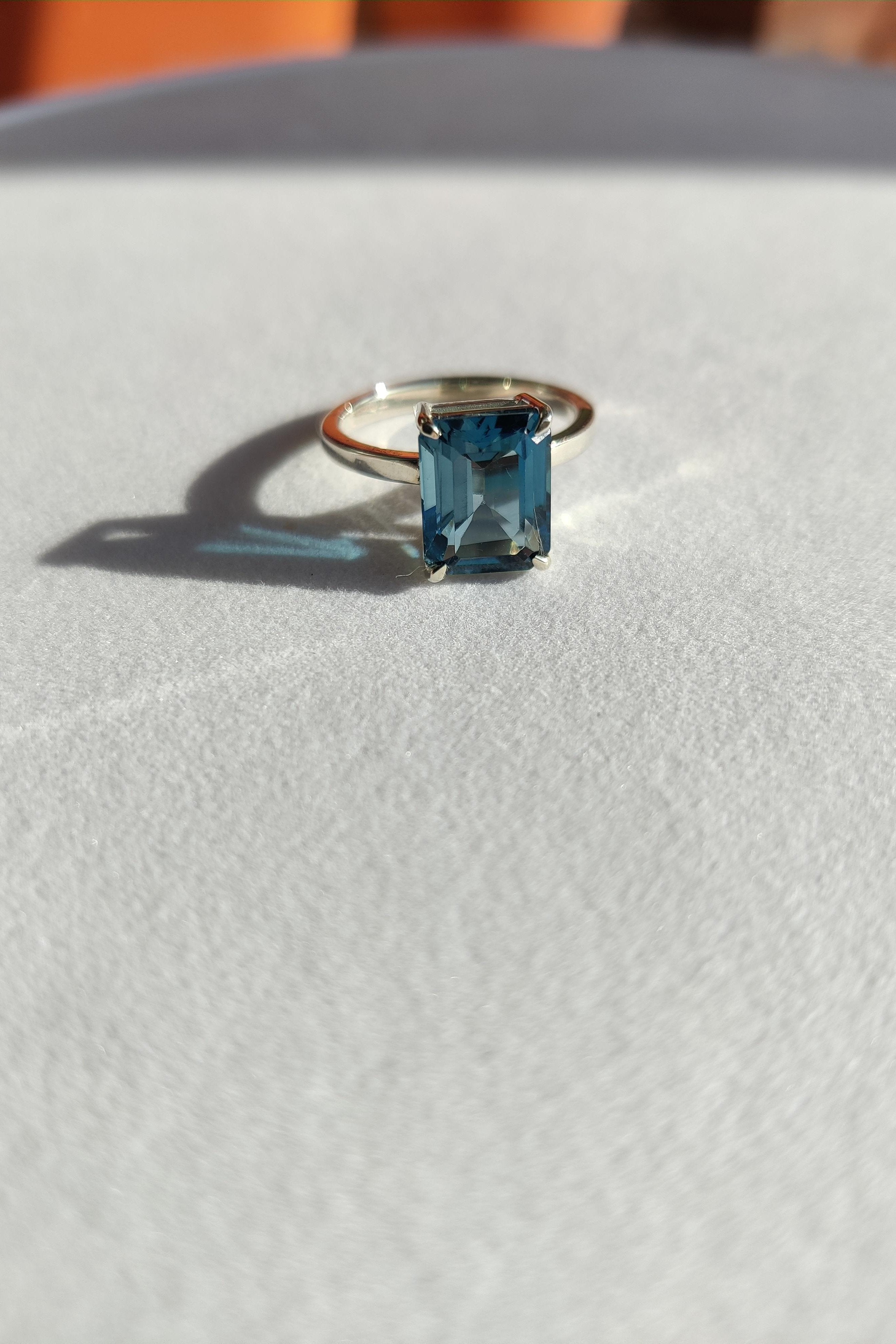 London Blue Topaz Dress Ring-The Diamond Setter