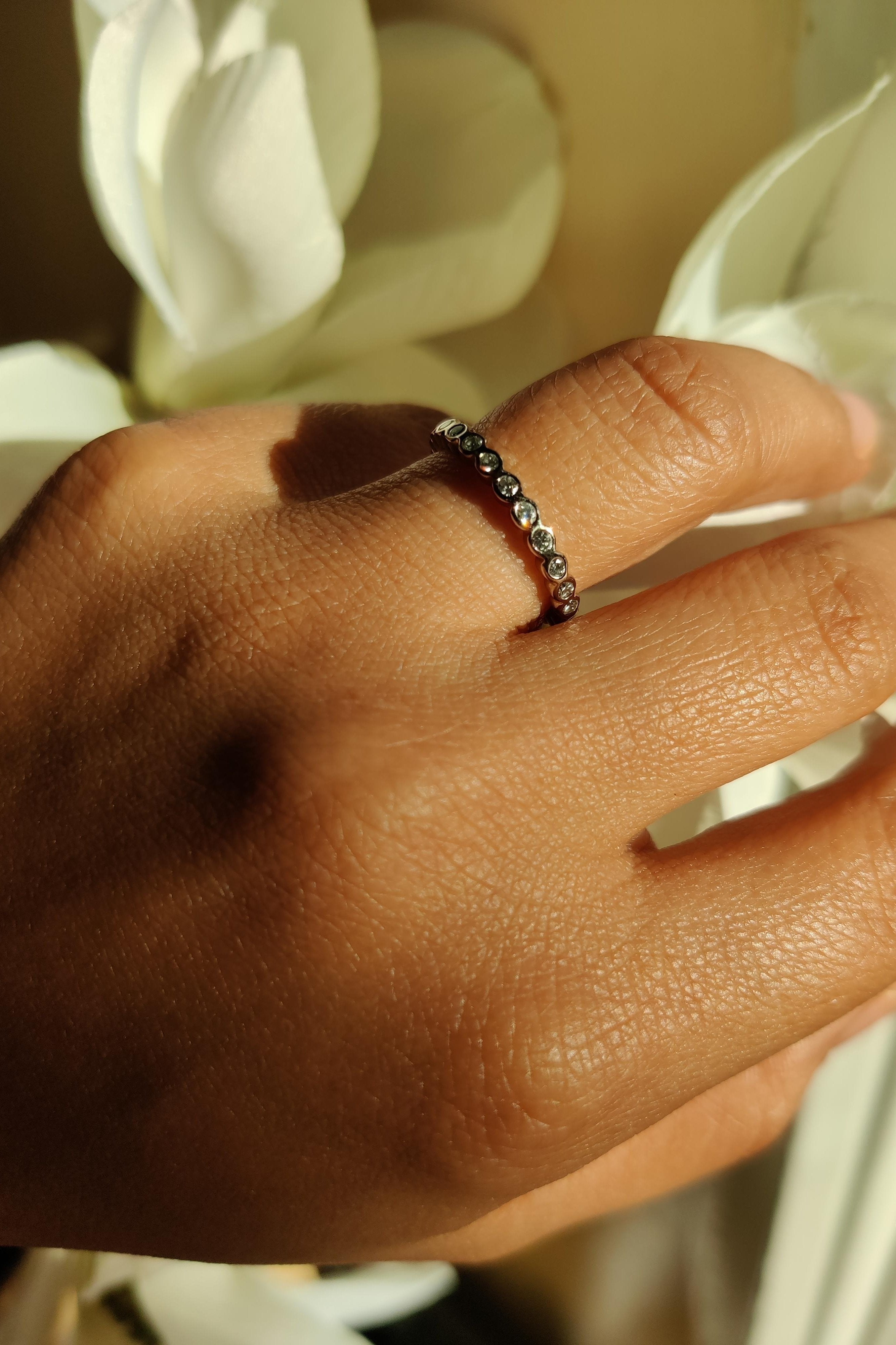 Full Eternity Ring with Diamonds-The Diamond Setter