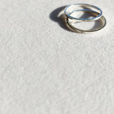 Dainty Stacking Ring with Stunning White Diamond-The Diamond Setter