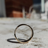 Wedding Ring with Slithering Diamonds-The Diamond Setter