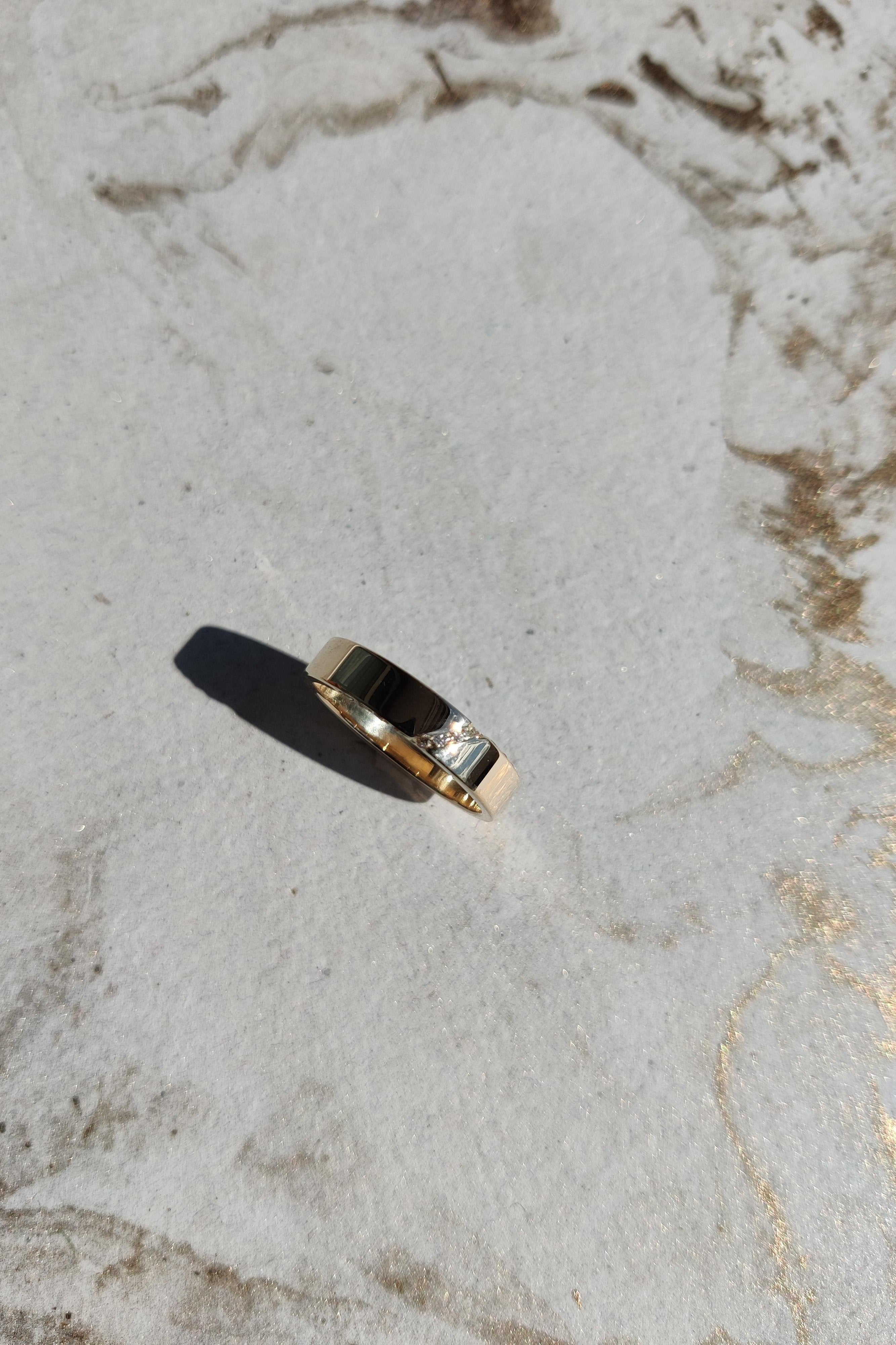 Wedding Ring with Slithering Diamonds-The Diamond Setter