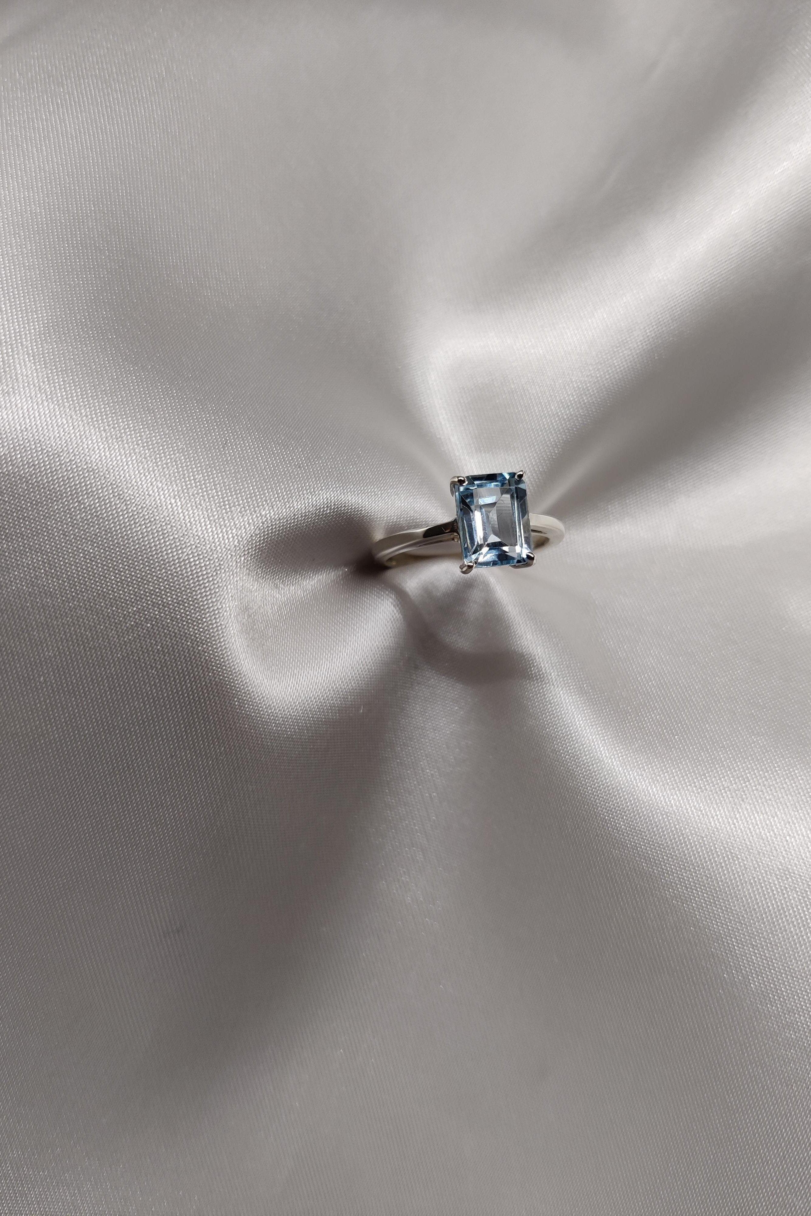 Sky Blue Topaz Dress Ring-The Diamond Setter