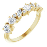 Medley of diamonds eternity ring-The Diamond Setter