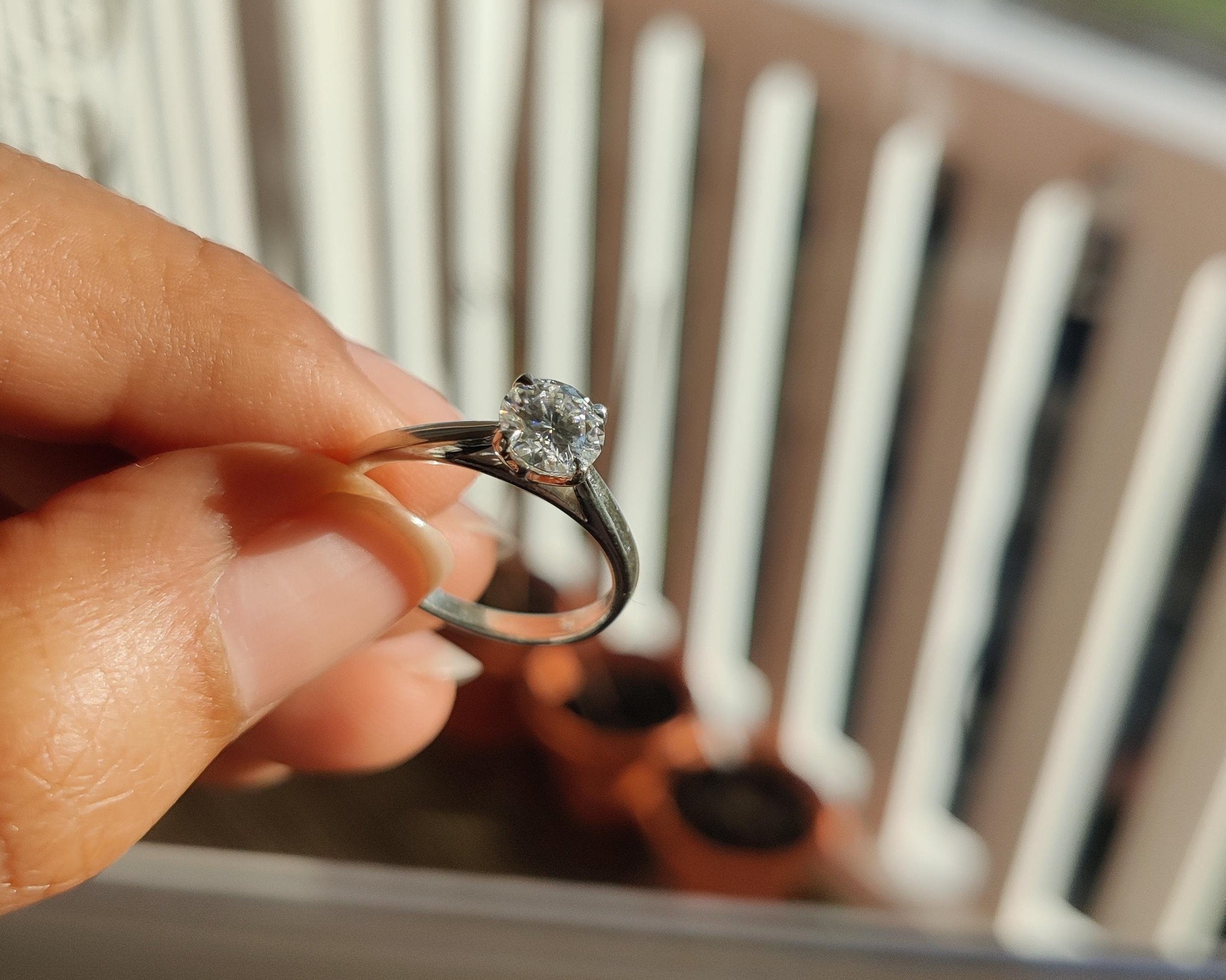 Classic Diamond Solitaire Engagement Ring