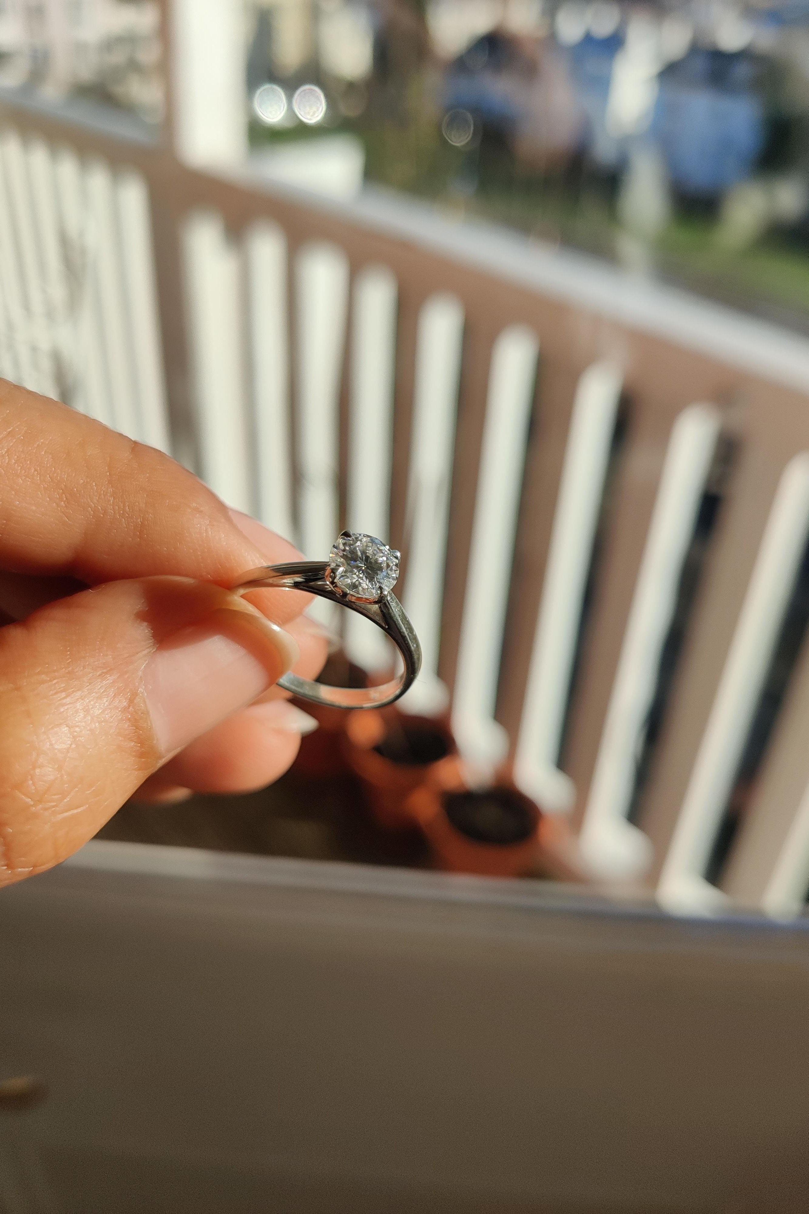 Classic Diamond Solitaire Engagement Ring