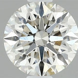 0.58ct Round Natural Diamond (Colour J, Clarity VS2, Cut EX, IGI Certified)
