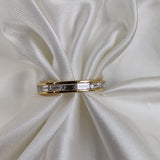 18ct Yellow Gold Full Eternity Ring with 1.57ctw Baguette-Cut Lab-Grown Diamond-The Diamond Setter