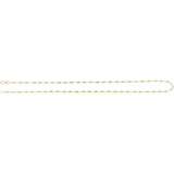 Solid gold 1.7 mm Satellite Bar Cable 18" Chain-The Diamond Setter