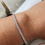 2.51ct tennis bracelet with natural diamonds-The Diamond Setter