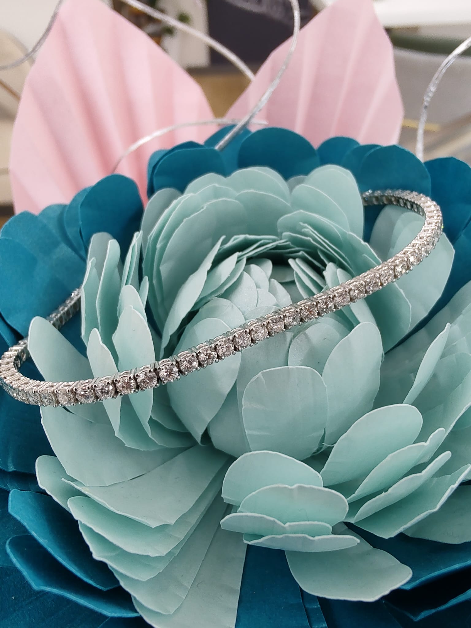 2.51ct tennis bracelet with natural diamonds-The Diamond Setter