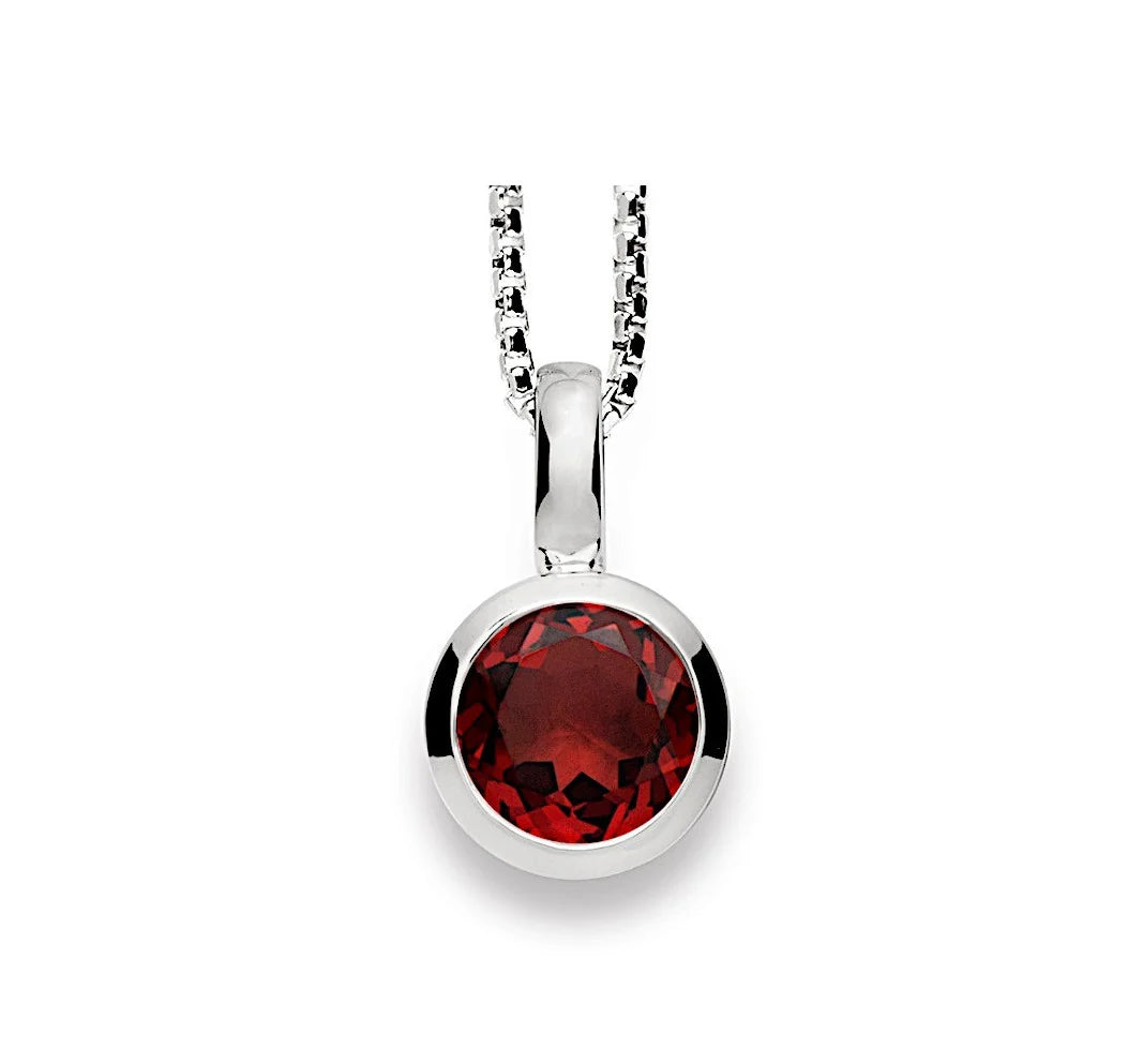 Pendant Lady in Red-The Diamond Setter