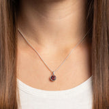 Pendant Lady in Red-The Diamond Setter