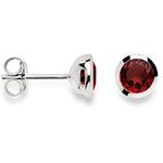 Stud Earrings Lady in Red-The Diamond Setter