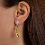 Curvy Wonder Stud Earrings-The Diamond Setter