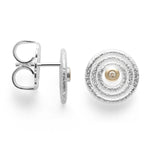 Stud Earrings Round Romantic-The Diamond Setter