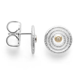 Stud Earrings Round Romantic-The Diamond Setter