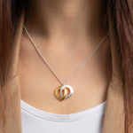 Pendant Twotone Twist-The Diamond Setter