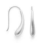 Earrings Silver Drop-The Diamond Setter
