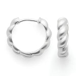 Hoop Braided Love-The Diamond Setter