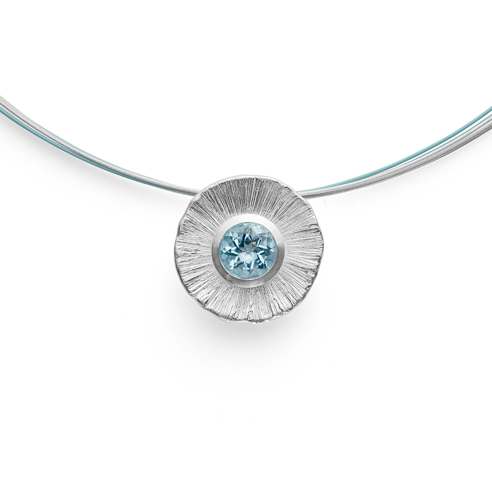 Pendant Blue Power-The Diamond Setter