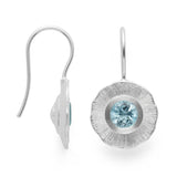Dangle earrings Blue Power-The Diamond Setter
