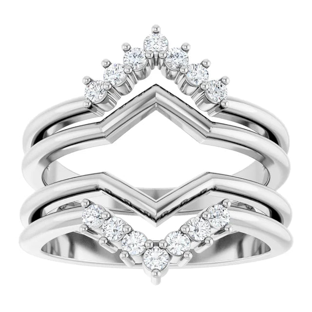 ACRUX - Stunning ring guard with diamonds-The Diamond Setter