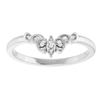 ALCYONE - Sculptural-Inspired Contour Band-The Diamond Setter