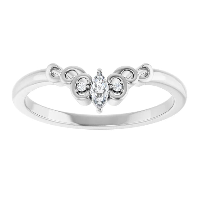 ALCYONE - Sculptural-Inspired Contour Band-The Diamond Setter