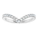 Alcor - Diamond Set Chevron Ring-The Diamond Setter