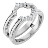 Aludra - Art Deco Inspired Ring Guard-The Diamond Setter
