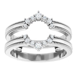 Aludra - Art Deco Inspired Ring Guard-The Diamond Setter
