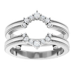 Aludra - Art Deco Inspired Ring Guard-The Diamond Setter