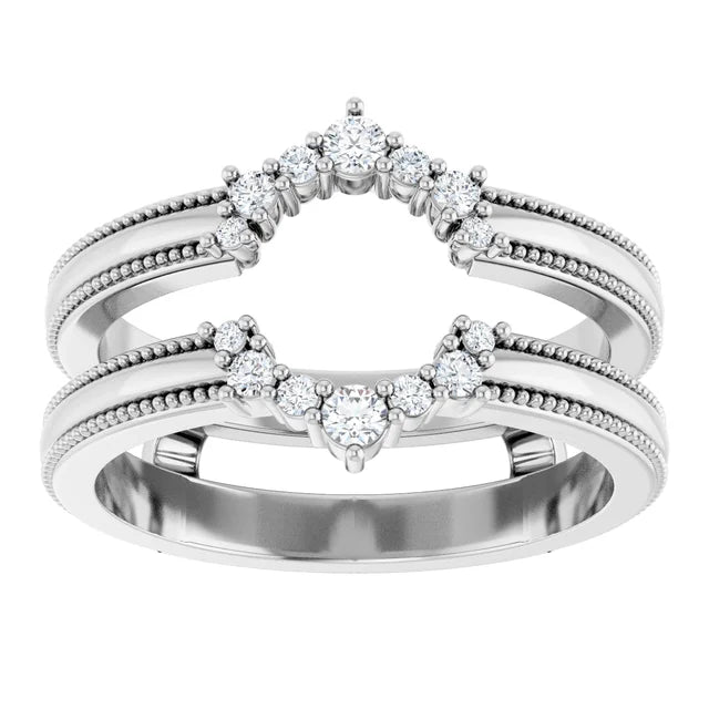 Aludra - Art Deco Inspired Ring Guard-The Diamond Setter