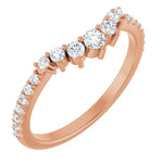 Angetenar - Diamond Set Contoured Band-The Diamond Setter