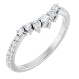Angetenar - Diamond Set Contoured Band-The Diamond Setter
