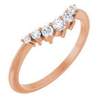 Arrakis - Diamond Set Wedding Band-The Diamond Setter
