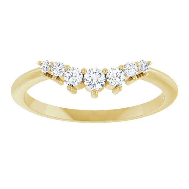 Arrakis - Diamond Set Wedding Band-The Diamond Setter