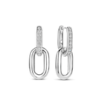 Channel Set Linked Earrings-The Diamond Setter