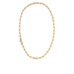 Silver and Gold Plated Paperclip chain 19"-The Diamond Setter