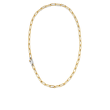 Silver and Gold Plated Paperclip chain 19"-The Diamond Setter