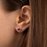 Stud Earrings Lady in Red-The Diamond Setter