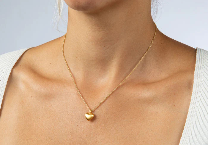 Pendant Full of Love - Gold Plated-The Diamond Setter