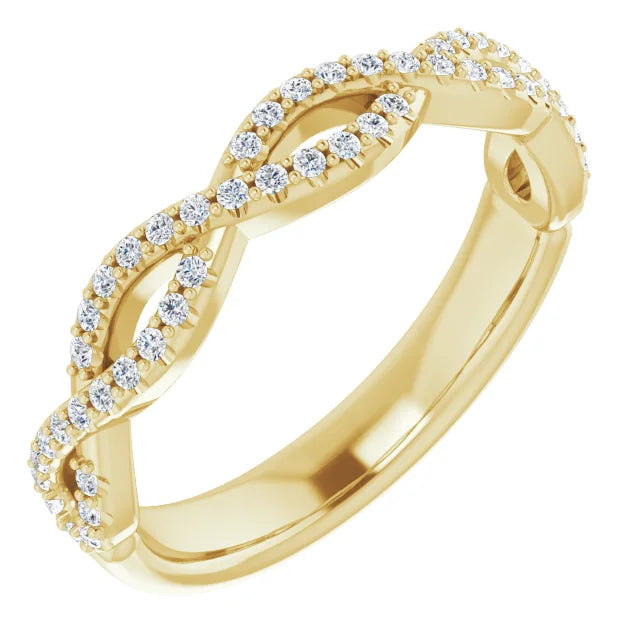 Infinity-inspired ring-The Diamond Setter