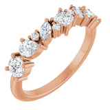 Medley of diamonds eternity ring-The Diamond Setter