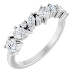 Medley of diamonds eternity ring-The Diamond Setter
