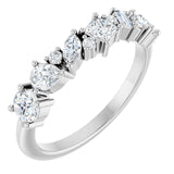 Medley of diamonds eternity ring-The Diamond Setter