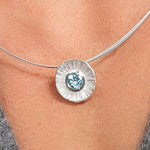 Pendant Blue Power-The Diamond Setter