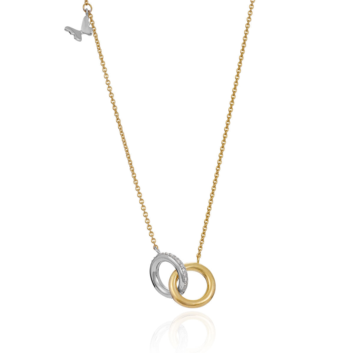 Two Toned Embrace Neckpiece-The Diamond Setter