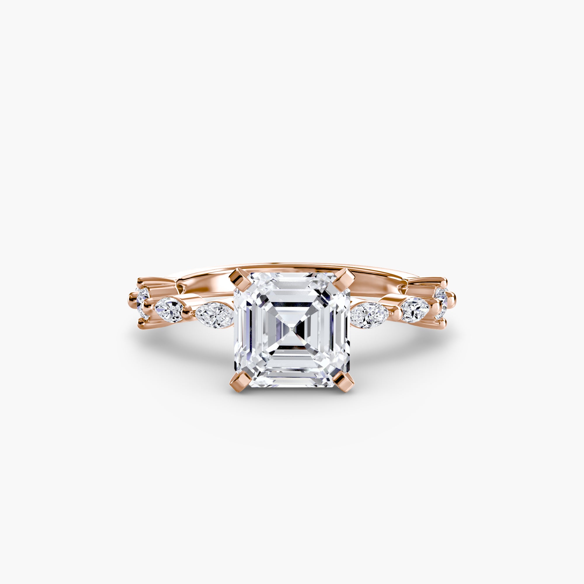Solitaire with Eternity Pavé-setting-The Diamond Setter